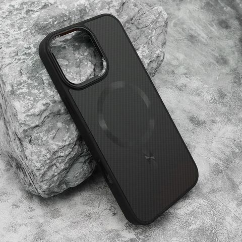 Zastitna futrola CARBON MagSafe - iPhone 16 Pro Max (6.9) crna (big camera) (MS).