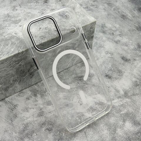 Zastitna futrola COLOR RING MagSafe - iPhone 17 Pro Max (6.9) bela (MS).