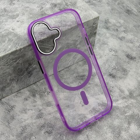 Zastitna futrola COLOR RING MagSafe - iPhone 17 ljubicasta (MS).