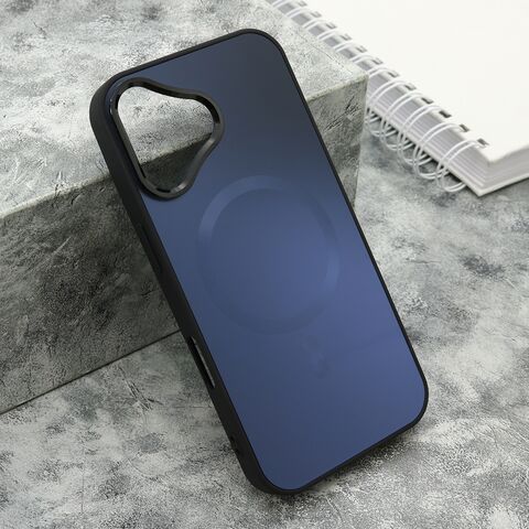 Zastitna futrola COLOR METAL MagSafe - iPhone 16 (6.1) crna (MS).