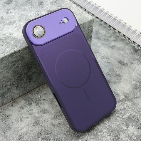 Zastitna futrola COLOR METAL MagSafe II - iPhone 17 Air ljubicasta (MS).