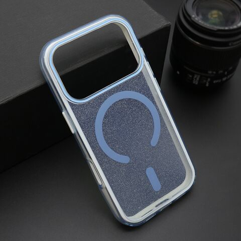 Zastitna futrola CRYSTAL MagSafe - iPhone 17 Pro plava (MS).