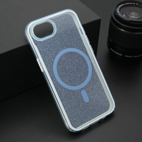 Zastitna futrola CRYSTAL MagSafe - iPhone 16e plava (MS).