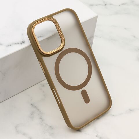 Zastitna futrola SILKY MagSafe II - iPhone 17 braon (MS).