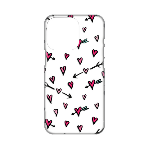 PRINT silikonska futrola skin (ultra tanka) - iPhone 14 Pro Heart Pattern.