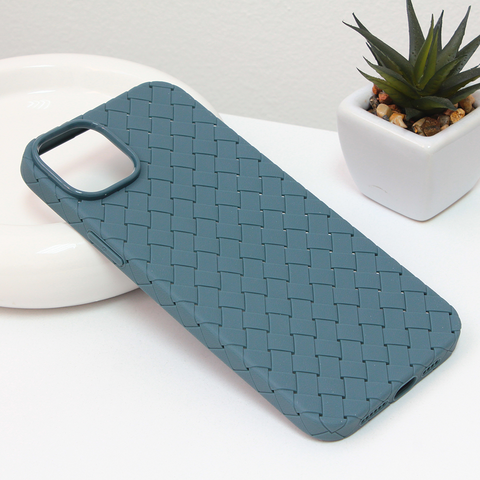 Zastitna futrola Weave case - iPhone 14 Plus svetlo zelena.