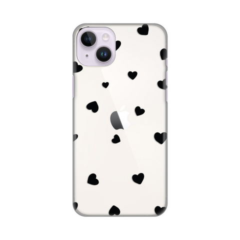 PRINT silikonska futrola skin (ultra tanka) - iPhone 14 Plus Hearts.