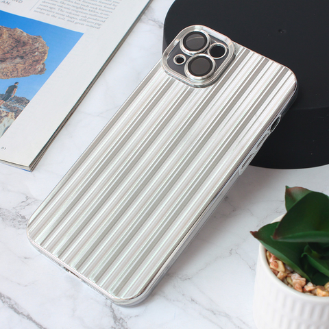 Zastitna futrola Shining Line - iPhone 14 Plus siva.