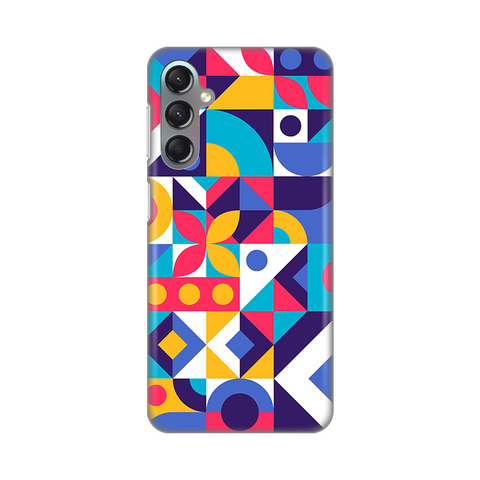 PRINT silikonska futrola skin (ultra tanka) - Samsung A245 Galaxy A24 4G Colorful Mosaic.