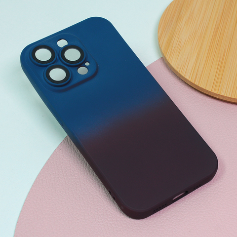 Zastitna futrola Rainbow Spring - iPhone 14 Pro tamno plavo bordo.