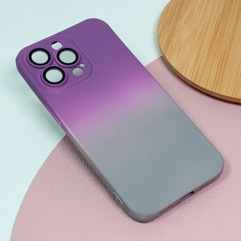 Zastitna futrola Rainbow Spring - iPhone 13 Pro ljubicasto siva.