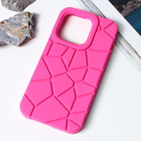 Zastitna futrola Color Stone - iPhone 14 Pro pink.