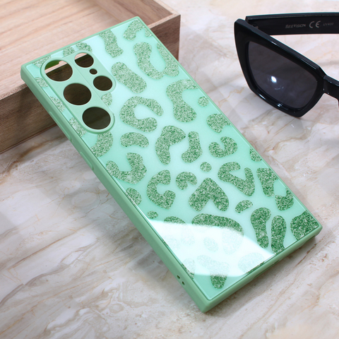 Zastitna futrola Shiny glass - Samsung Galaxy S23 Ultra svetlo zelena.