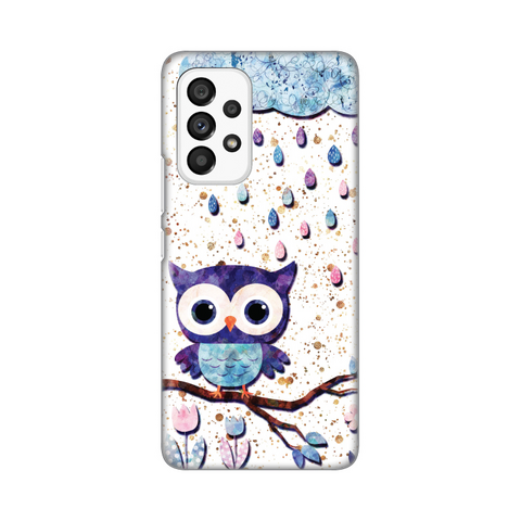 PRINT silikonska futrola skin (ultra tanka) - Samsung A536 Galaxy A53 5G Owl.