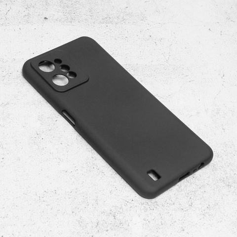 Teracell GIULIETTA silikonska futrola - Realme C31 mat crna.