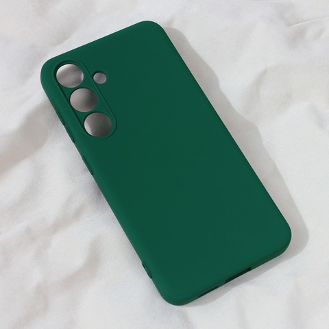 Zastitna futrola Teracell Soft Velvet - Samsung S921B Galaxy S24 tamno zelena.