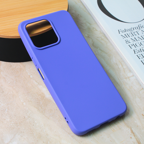 Teracell GIULIETTA silikonska futrola - Huawei Honor X6a mat ljubicasta.