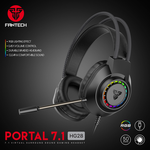 Slusalice Gaming Fantech HG28 Portal 7.1 crne.