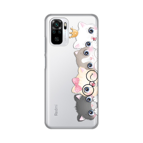 PRINT silikonska futrola skin (ultra tanka) - Xiaomi Redmi Note 10 4G/10s Cats.