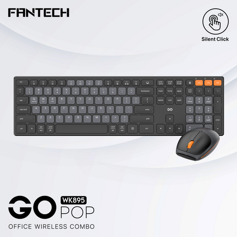Combo mis tastatura wireless Fantech WK-895 crni.