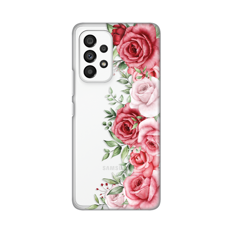 PRINT silikonska futrola skin (ultra tanka) - Samsung A536 Galaxy A53 5G Wild Roses.