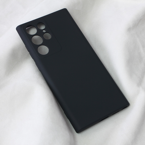 Zastitna futrola Teracell Soft Velvet - Samsung Galaxy S22 Ultra 5G crna.