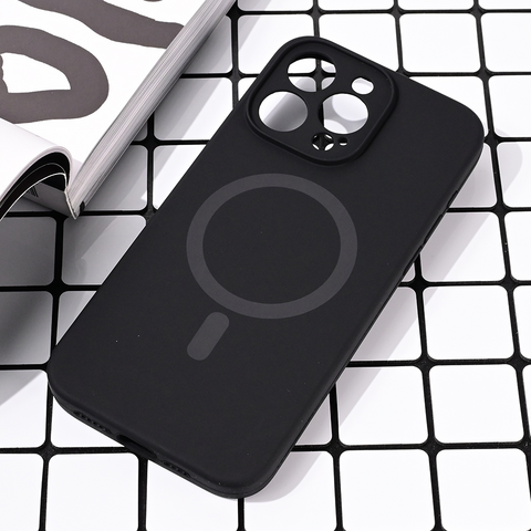 Zastitna futrola Magsafe Pure color - iPhone 15 Pro Max 6.7 crna.