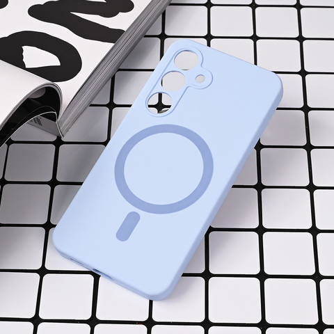 Zastitna futrola Magsafe Pure color - Samsung S921B Galaxy S24 svetlo plava.