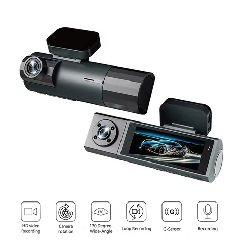 Kamera za Auto DashCam WDR BlackBox JWD 1080P crna.
