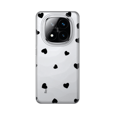 PRINT silikonska futrola skin (ultra tanka) - Xiaomi Redmi Note 14 Pro Plus 5G Hearts.