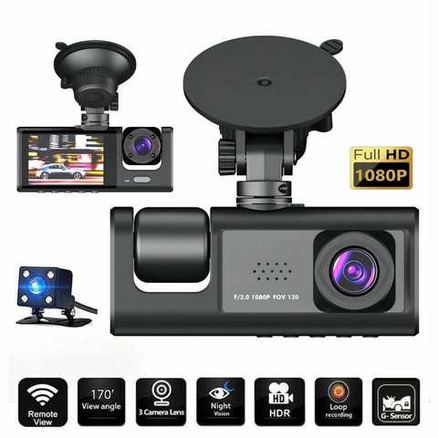 Kamera za Auto DashCam S1 JWD 1080P crna.