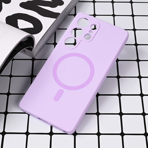 Zastitna futrola Magsafe Pure color - Samsung S938 Galaxy S25 Ultra lila.