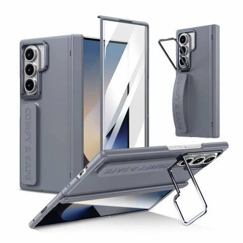 Zastitna futrola Lux Cover Samsung F966B Galaxy Z Fold 7 siva.