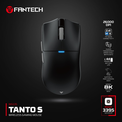 Mis Wireless Gaming Fantech WG13S Tanto S crni.
