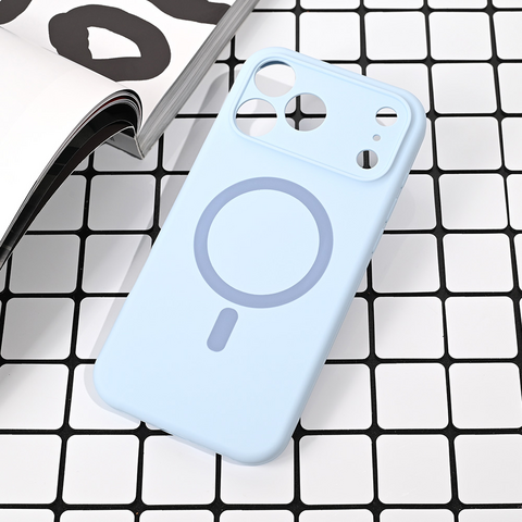 Zastitna futrola Magsafe Pure color - iPhone 17 Pro Max 6.9 svetlo plava.
