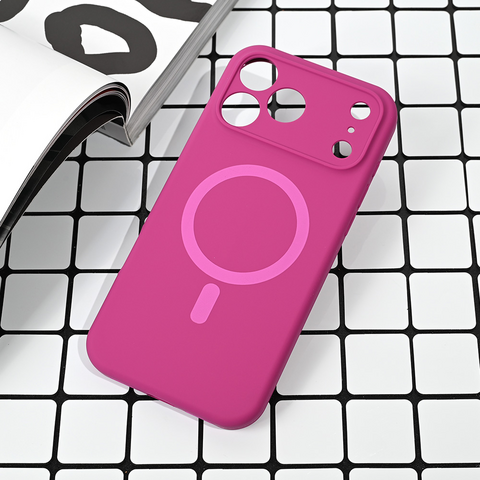 Zastitna futrola Magsafe Pure color - iPhone 17 Pro Max 6.9 tamno pink.