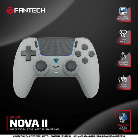 Joypad wireless Fantech WGP16 Nova II sivi.