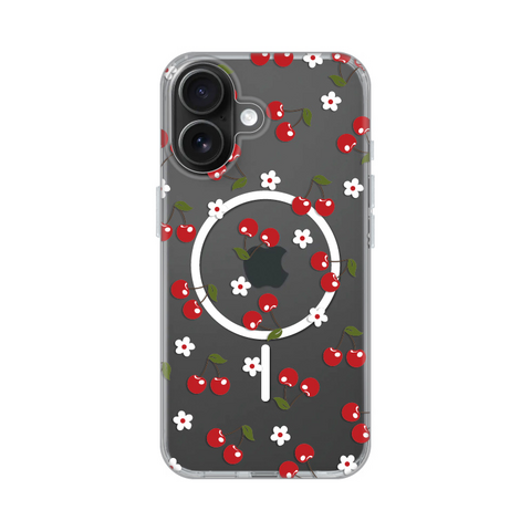 Zastitna futrola print Magsafe - iPhone 16 6.1 Cute Cherries.