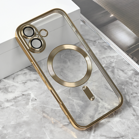 Zastitna futrola Magsafe Lux - iPhone 17 6.3 zlatna.