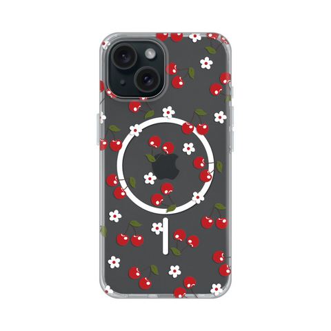 Zastitna futrola print Magsafe - iPhone 15 Cute Cherries.