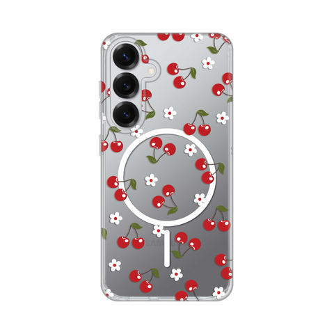 Zastitna futrola print Magsafe - Samsung S931 Galaxy S25 Cute Cherries.