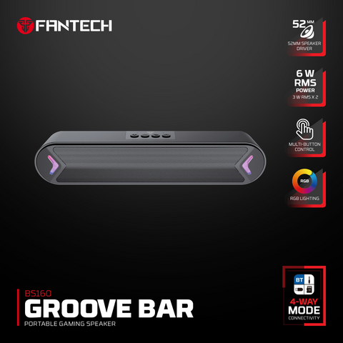 Bluetooth zvucnik Fantech BS160 GROOVE BAR crni.