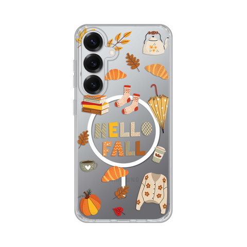 Zastitna futrola print Magsafe - Samsung S931 Galaxy S25 Hello Fall.