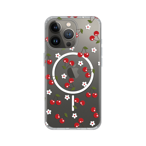 Zastitna futrola print Magsafe - iPhone 13 Pro Cute Cherries.