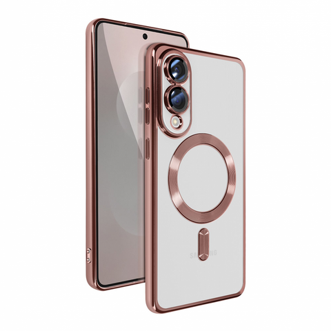 Zastitna futrola Magsafe Lux - Samsung S937 Galaxy S25 Edge roze.