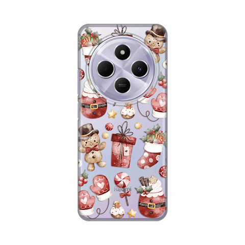 PRINT silikonska futrola skin (ultra tanka) - Xiaomi Redmi 14C/Redmi A4 Cozy Christmas.