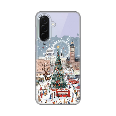 PRINT silikonska futrola skin (ultra tanka) - Samsung A366 Galaxy A36 5G Christmas Town.
