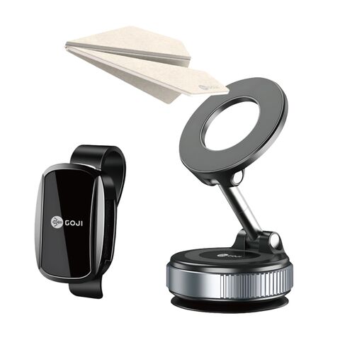 Drzac - mobilni telefon Goji 3 u 1 magnet i vakum crni (MS).