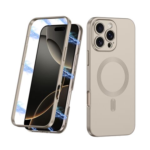 Zastitna futrola 360 COLOR MagSafe - iPhone 16 Pro Max (6.9) titanijum (GKK case) (MS).