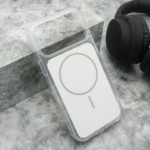 Zastitna futrola AMBER SHINE MagSafe - iPhone 17 Pro Max (6.9) bela (MS).